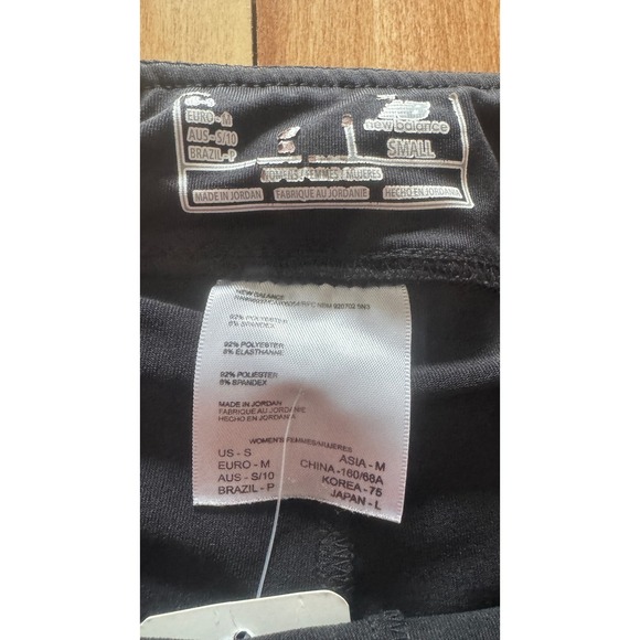 New Balance Womens Black Athletic Tennis Golf Skort Built In Shorts Size Small - Picture 2 of 5